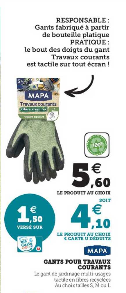 gants pour travaux courants mapa