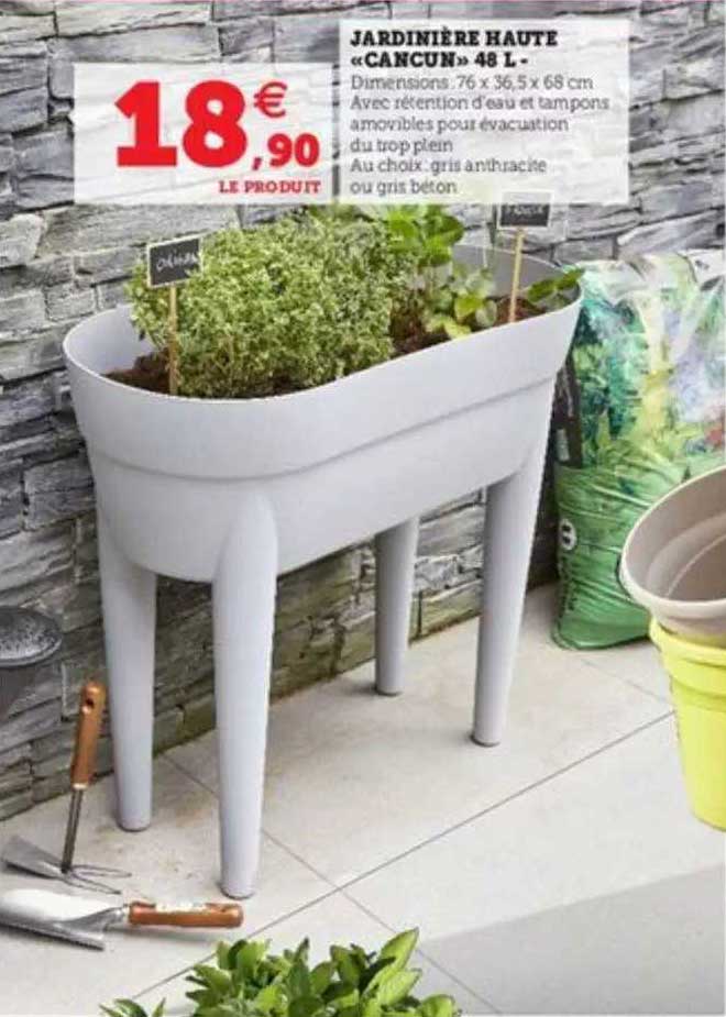 Jardinière Haute "cancun" 48 L