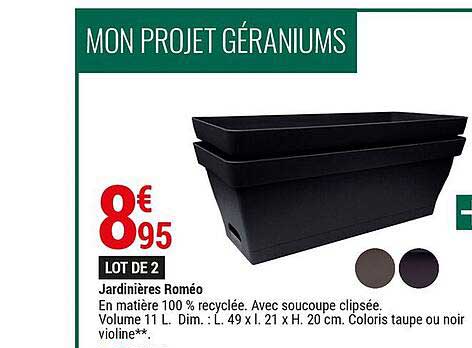 jardinières roméo