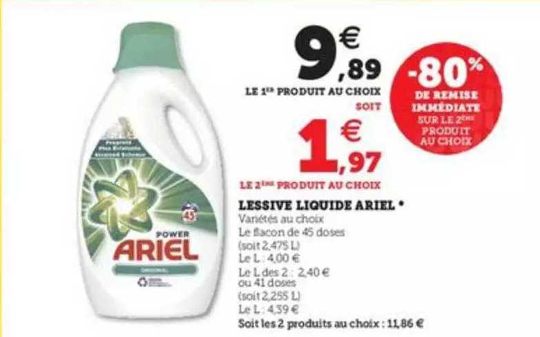 Lessive Liquide Ariel