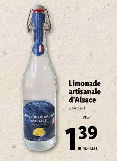 Limonade Artisanale D'alsace