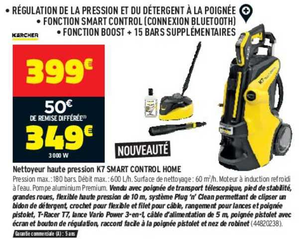 nettoyeur haute pression k7 smart control home