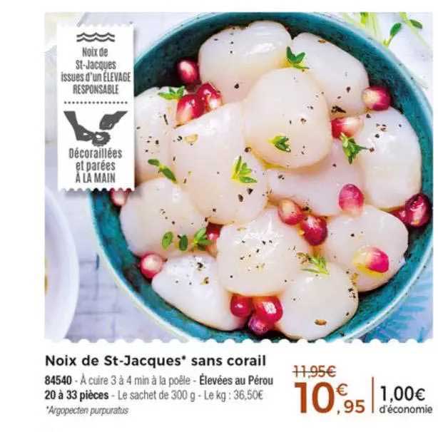 noix de st-jacques sans corail