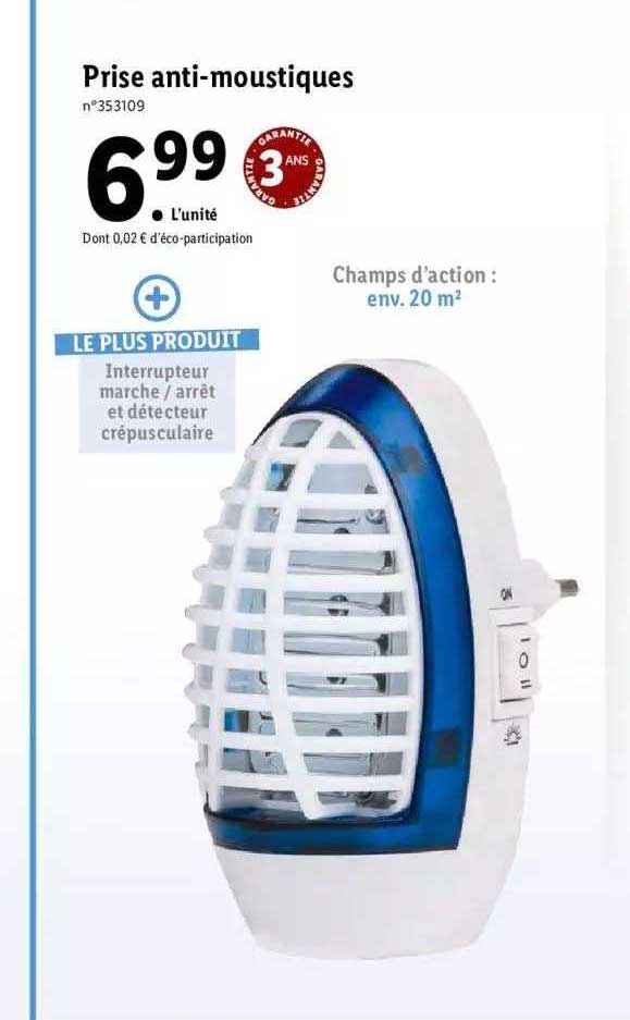 prise anti-moustiques