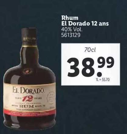 rhum el dorado 12 ans