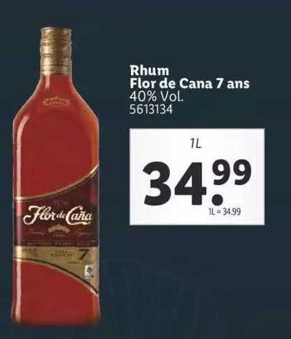 rhum flor de cana 7 ans