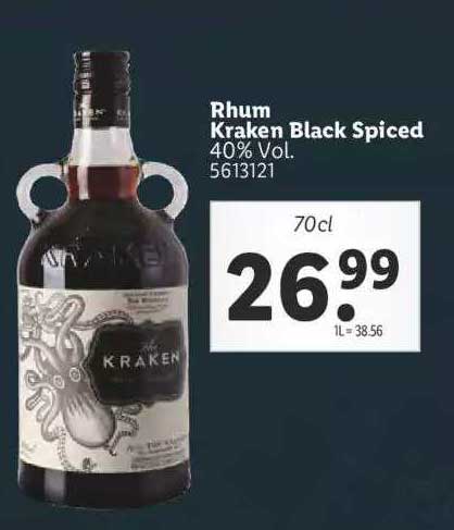 rhum kraken black spiced