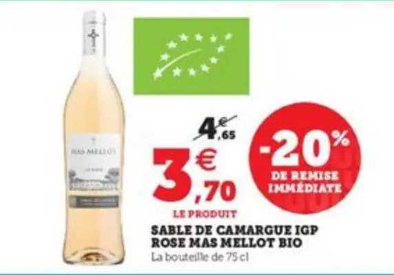 sable de camargue igp rose mas mellot bio