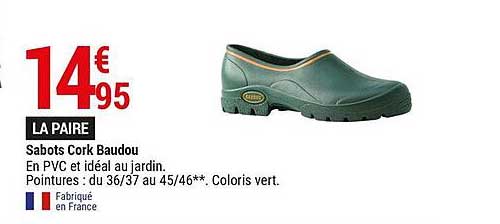 sabots cork baudou