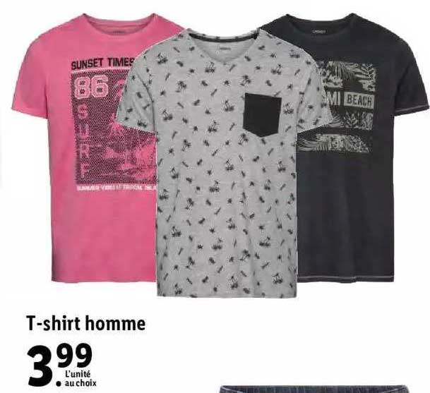 t-shirt homme
