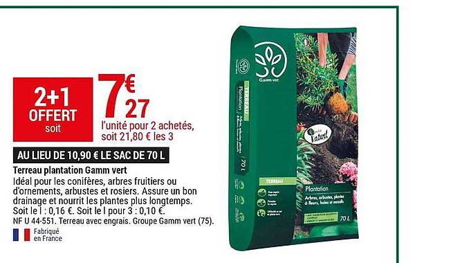 terreau plantation gamm vert