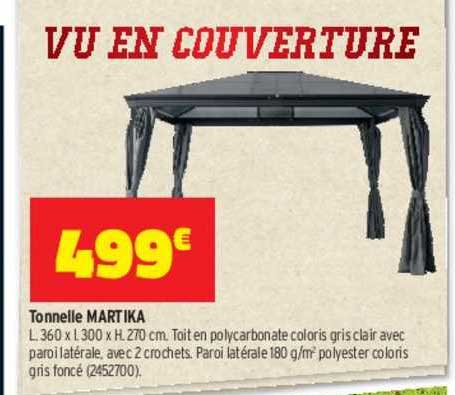 tonnelle martika