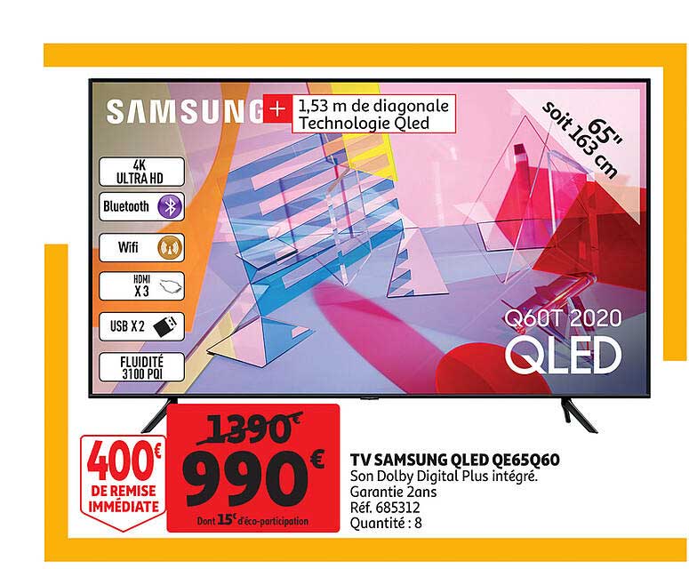 Tv Samsung Qled Qe65q60