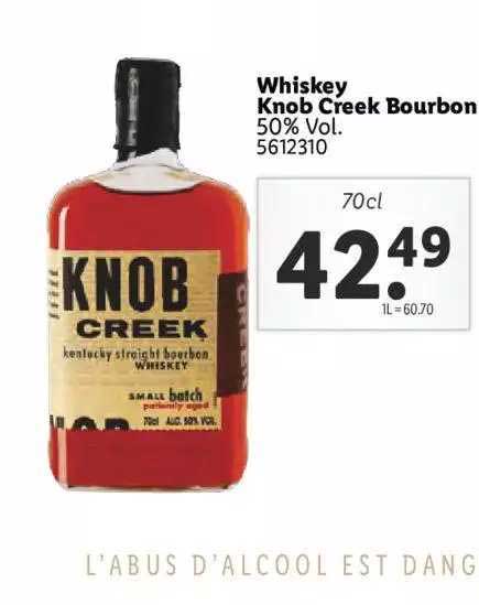 whiskey knob creek bourbon