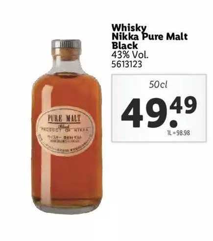 whisky nikka pure malt black