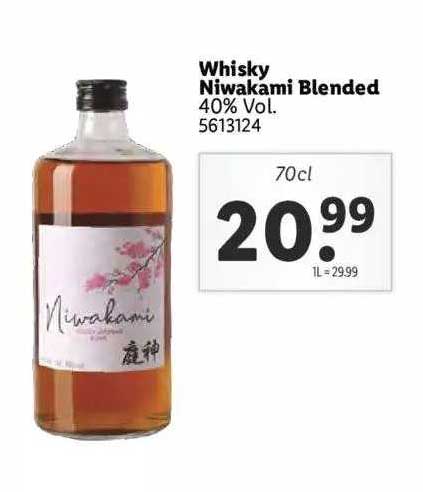 whisky niwakami blended