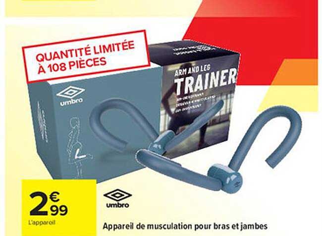 Appareil De Musculation Pour Bras Et Jambes Umbro