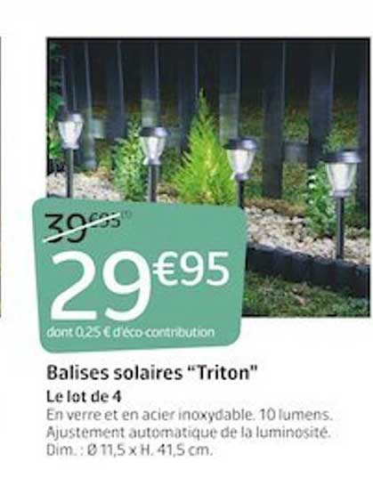balises solaires "triton"