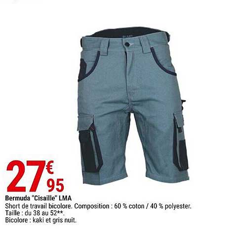bermuda "cisaille" lma