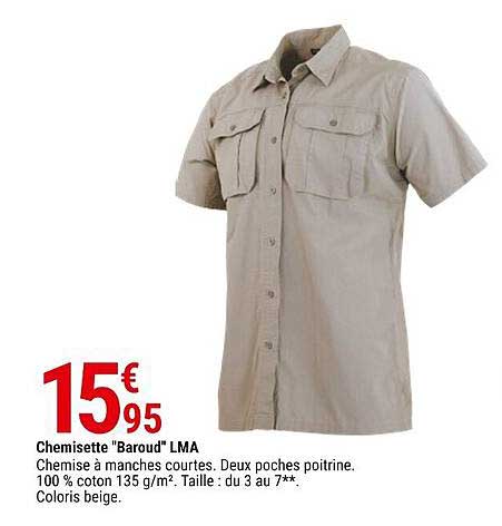 chemisette "baroud" lma
