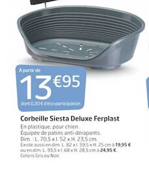 corbeille siesta deluxe ferplast