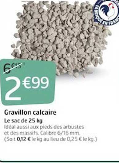 gravillon calcaire