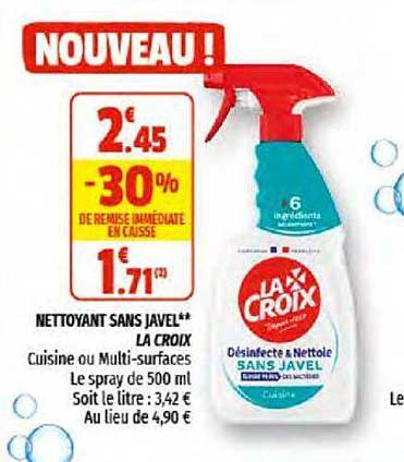 Nettoyant Sans Javel La Croix