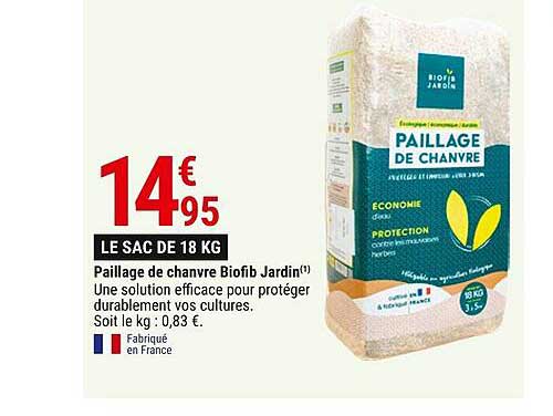 Paillage De Chanvre Biofib Jardin