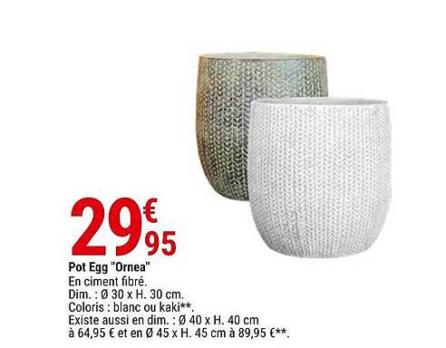pot egg "ornea"