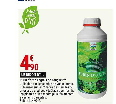 purin d'ortie engrains de longueil