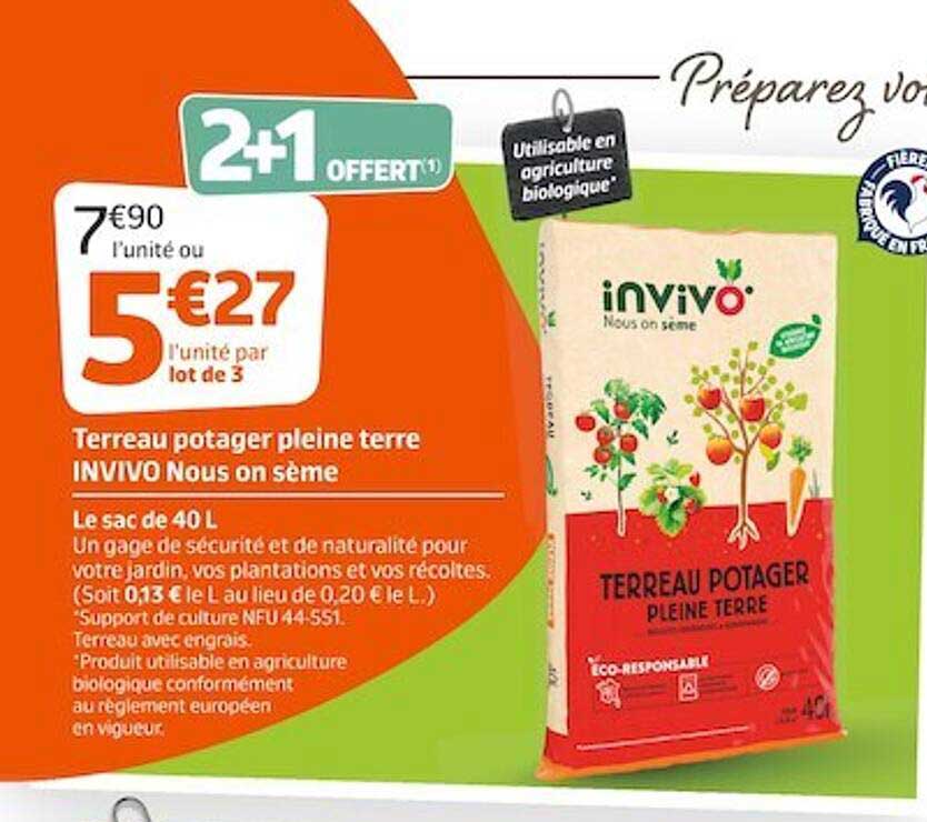 Terreau Potager Pleine Terre Invivo Nous On Sème