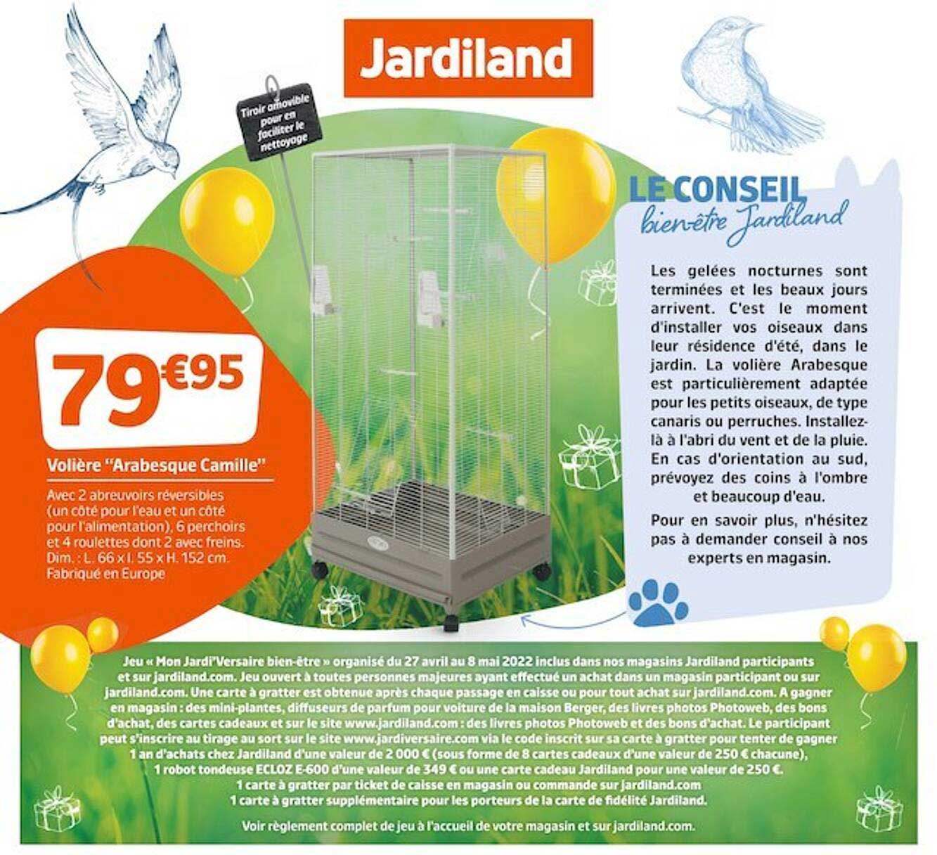 volière "arabesque camille"