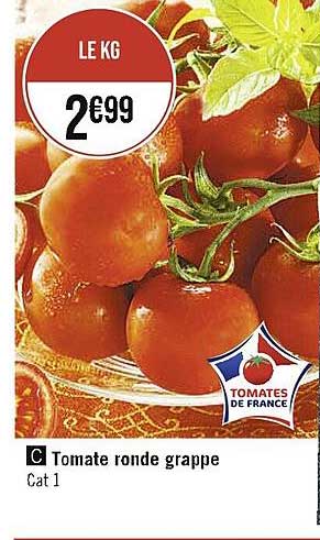 Tomate Ronde Grappe