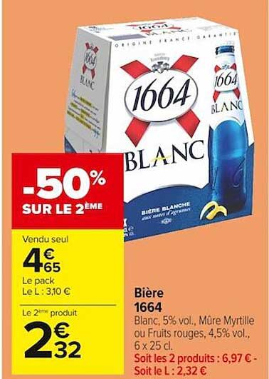 Bière 1664