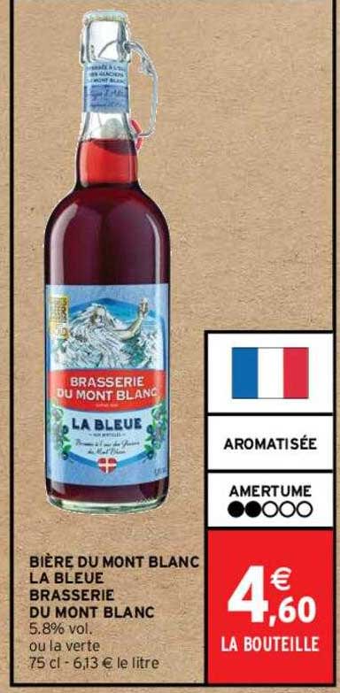 Bière Du Mont Blanc La Bleue Brasserie Du Mont Blanc