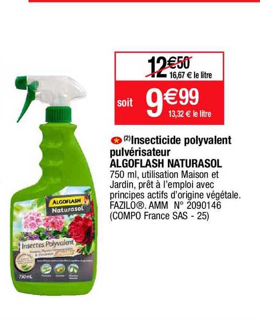 insecticide polyvalent pulvérisateur algoflash naturasol