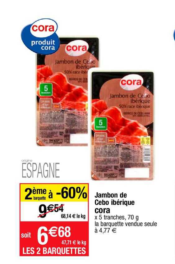 Jambon De Cebo Ibérique Cora