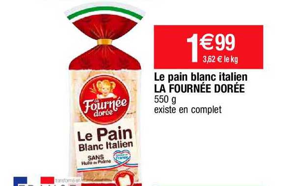 le pain blanc italien la fournée dorée