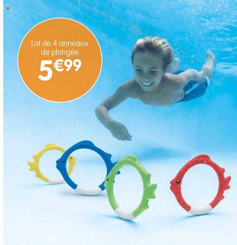 lot de 4 anneaux de plongée