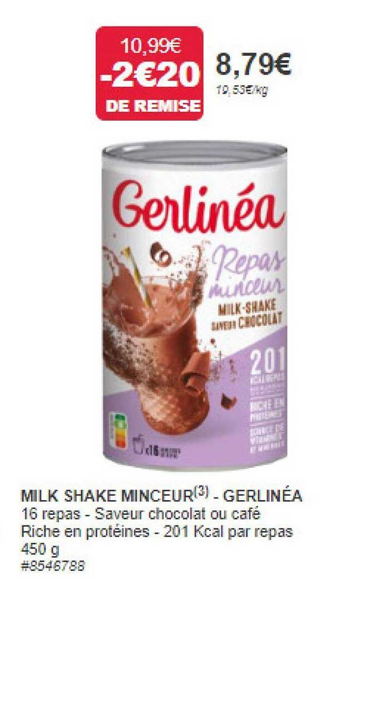 milk shake minceur - gerlinéa