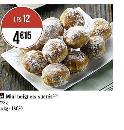 Mini Beignets Sucrés