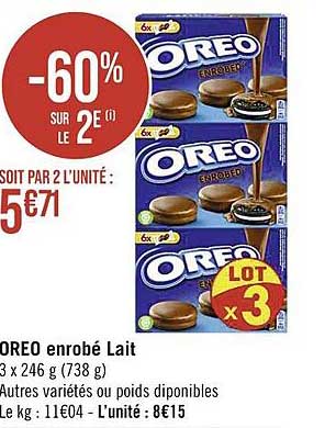 Oreo Enrobé Lait