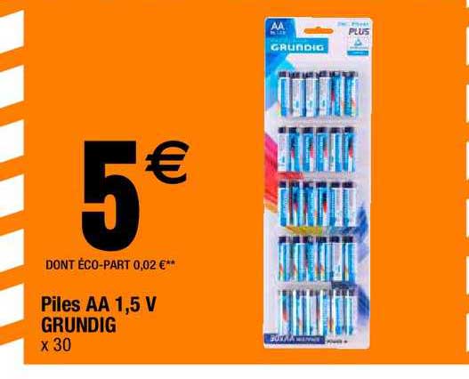 piles aa 1,5v grundig