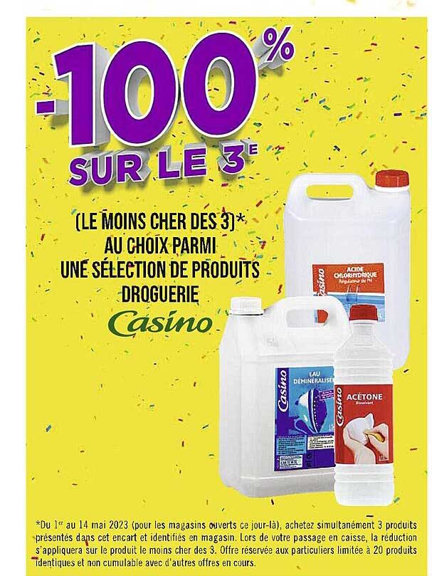 produits droguerie casino
