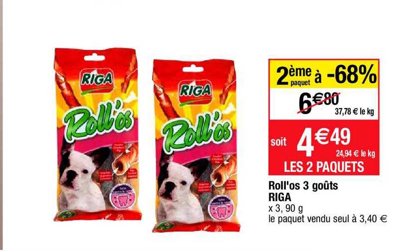 roll'os 3 goûts riga