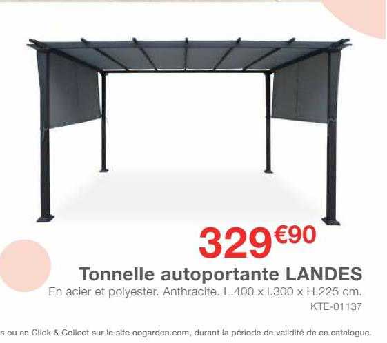 Tonnelle Autoportante Landes