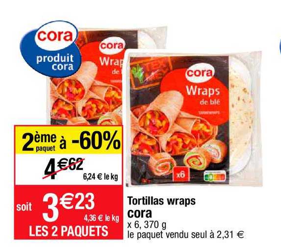 Tortillas Wraps Cora