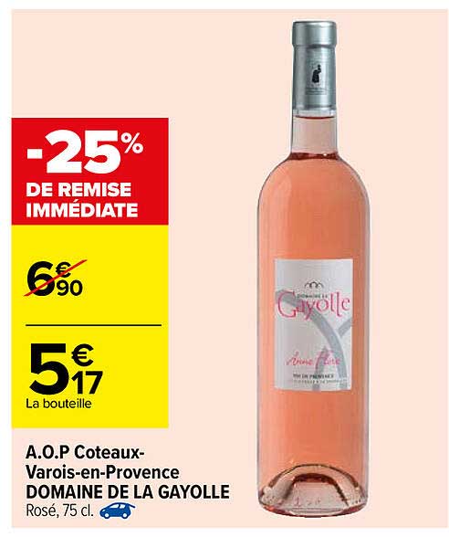 aop coteaux-varois-en-provence domaine de la gayolle