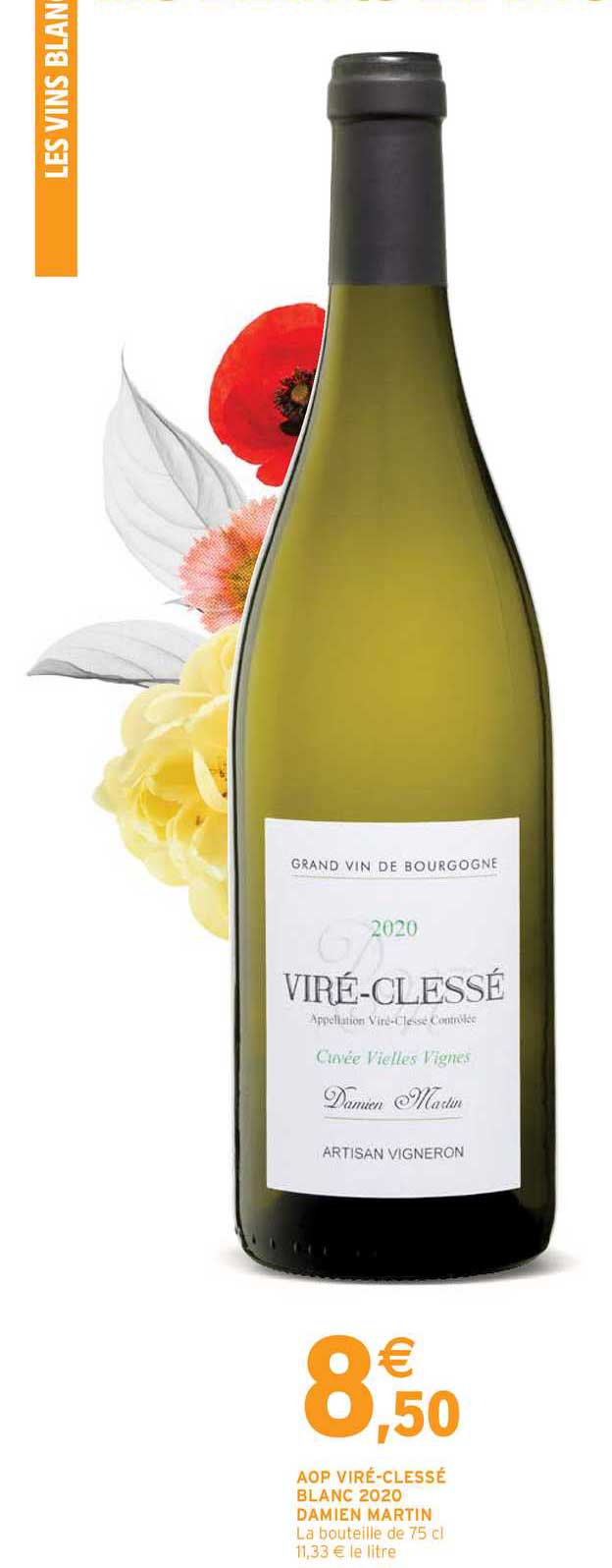 aop viré-clessé blanc 2020 damien martin