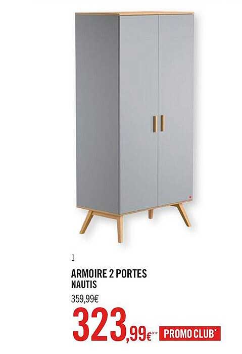 armoire 2 portes nautis